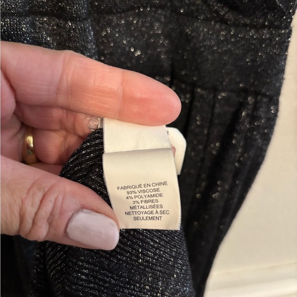 Kate Spade Metallic Dashing Beauty Knit V Neck Pleated Skirt Sweater Dress Sz XS - Picture 9 of 9